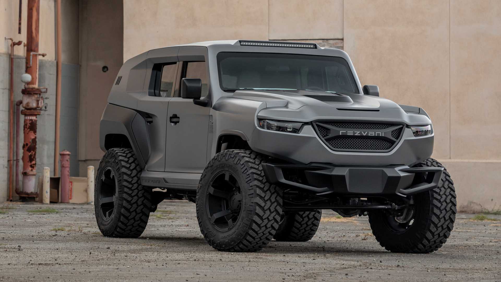 Внедорожник rezvani tank получил «военную» версию