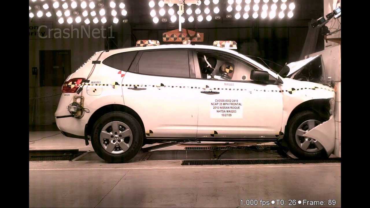 Nissan x-trail краш-тест видео