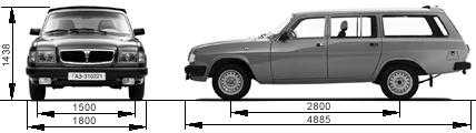 Автомобили волга газ-3110