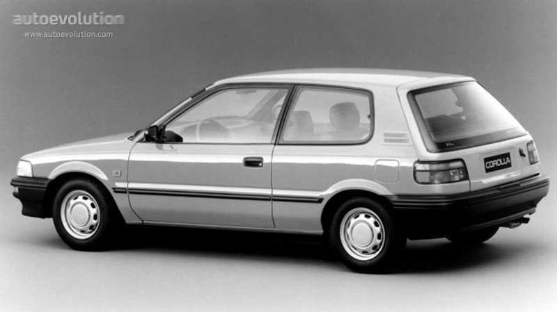 Тойота королла 1988–1990 года, шестое поколение: фото, технические характеристики