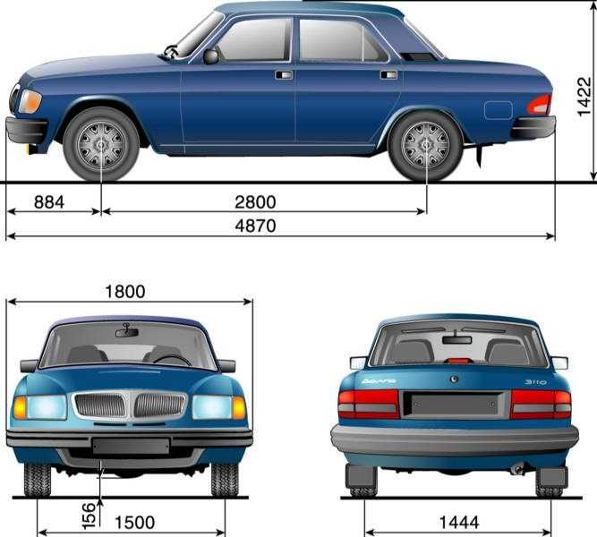 Модификации газ 3110